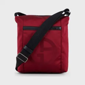 乔治阿玛尼/Giorgio Armani 压花徽标配外袋单肩包 45473535rm