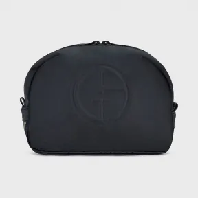 乔治阿玛尼/Giorgio Armani 压花标识和拉链细节梳洗包 46623816sv