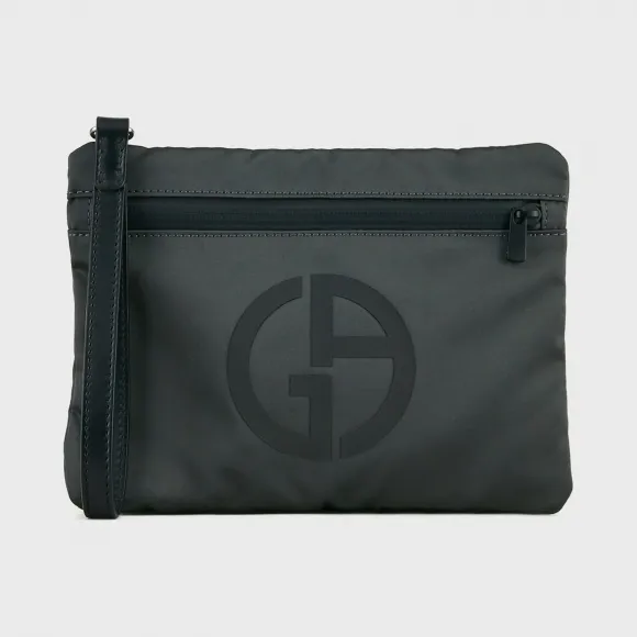 乔治阿玛尼/Giorgio Armani 压花标识整理袋 46657287jk