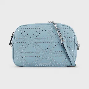 安普里奥·阿玛尼/Emporio Armani 装饰铆钉鹿皮纹皮革迷你包 45486200ec