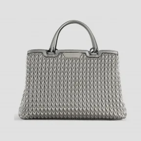 安普里奥·阿玛尼/Emporio Armani 水滴图案绗缝环保纳帕皮购物包 45434035mu