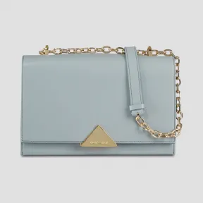 安普里奥·阿玛尼/Emporio Armani 链条肩带光滑皮革单肩包 45444059kr