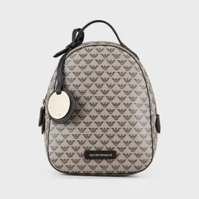 安普里奥·阿玛尼/Emporio Armani 通体交织字母纹背包 45472923dh