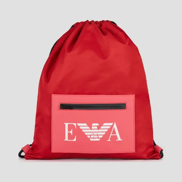 安普里奥·阿玛尼/Emporio Armani 徽标口袋高科技面料小袋式背包 45456565hu