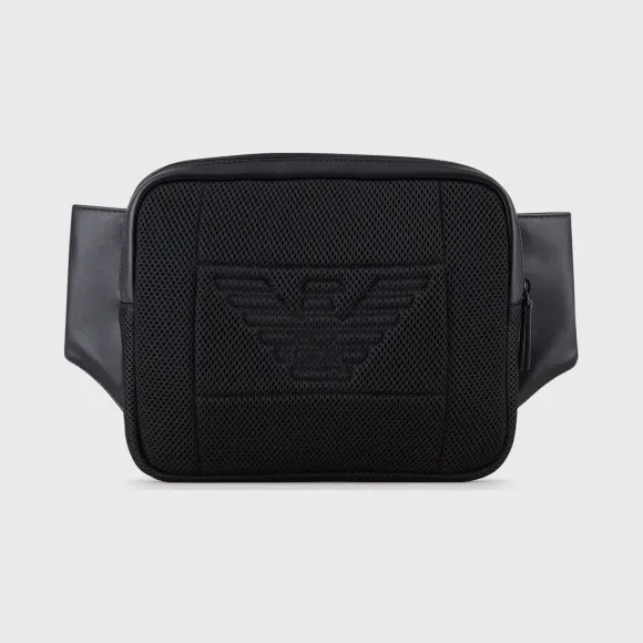 安普里奥·阿玛尼/Emporio Armani 网面口袋大号鹰标收纳袋 45469905ms