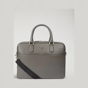 安普里奥·阿玛尼/Emporio Armani 配肩带印花 Palmellato 皮革公文包 45422530kr