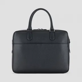 安普里奥·阿玛尼/Emporio Armani 肩带款粒面皮革公文包  55017214tw