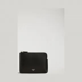 安普里奥·阿玛尼/Emporio Armani 纹理印纹皮革收纳袋 46562417ef