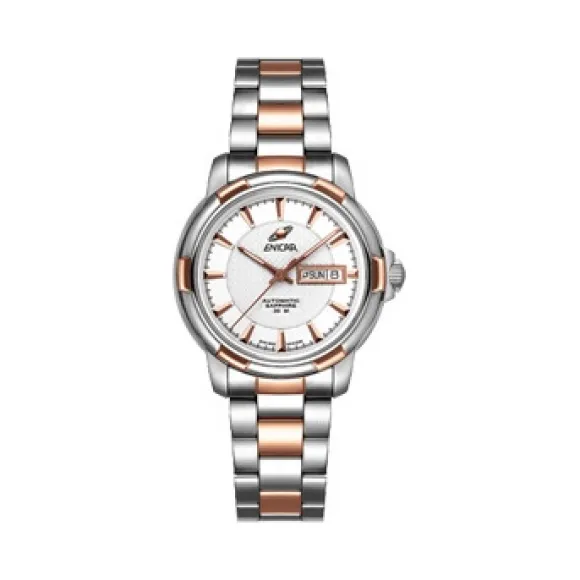 英纳格/Enicar 316L精钢 金色手表 168-50-335G