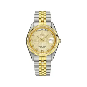 依波路/Ernest Borel 316L精钢 自动机械机芯 手表 GB5028N-1999