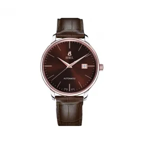 依波路/Ernest Borel 316L精钢 自动机械机芯 手表 GB5610-8319BR1