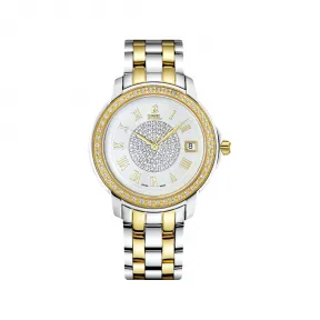 依波路/Ernest Borel 欧雅系列 不锈钢 自动机械机芯 手表 GB6688-2533