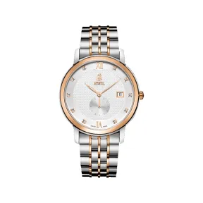 依波路/Ernest Borel 皇室系列 316L精钢 自动机械机芯 手表 GBR6155W-222