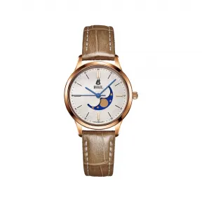 依波路/Ernest Borel 典雅系列 29.00 MM 316L精钢表壳 石英机芯 女表 LGR880-412TN