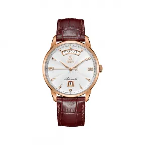 依波路/Ernest Borel 祖尔斯系列 316L精钢 自动机械机芯 手表 N0401G0C-MR2L