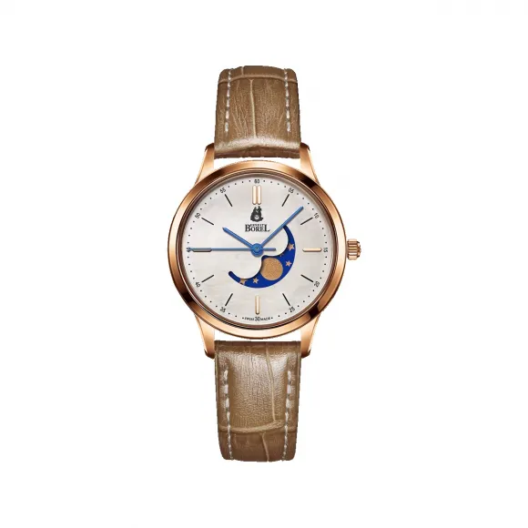 依波路/Ernest Borel 316L精钢 石英机芯 手表 N0705L0A-QR4L