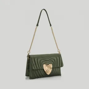 艾斯卡达/Escada 中号皮革心形包 5028194_A383