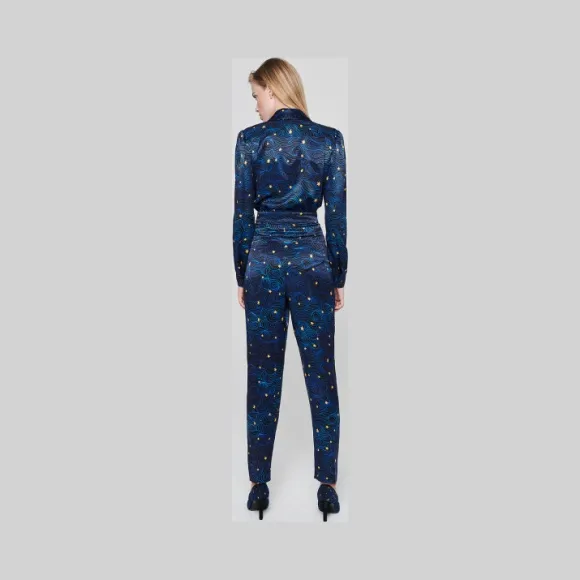 艾斯卡达/Escada 真丝缎布印花连身裤 5028901_1008