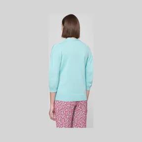 艾斯卡达/Escada 羊毛宝石纽扣开衫 5029004_B446