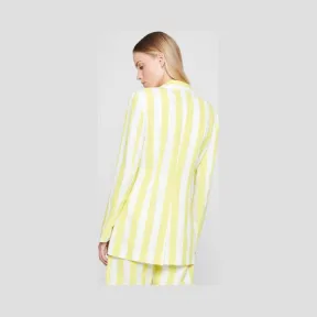 艾斯卡达/Escada 亚麻棉质条纹西装外套 5029027_A730