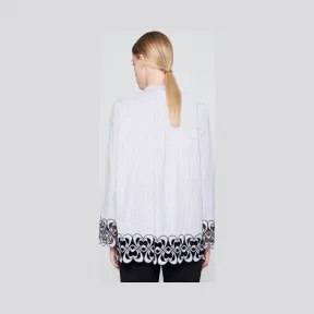 艾斯卡达/Escada Broderie条纹衬衫 5029149_A100