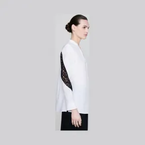 艾斯卡达/Escada 蕾丝边亚麻上衣 5029214_A100