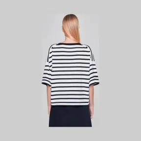 艾斯卡达/Escada 条纹徽标毛衣 5029256_A100