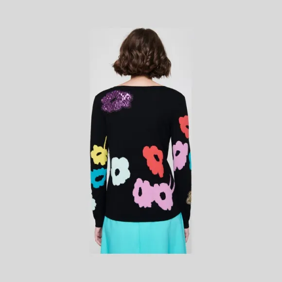 艾斯卡达/Escada 初剪羊毛点缀毛衣 5029432_A001