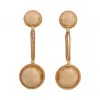 艾斯卡达/Escada 金色圆球吊式耳环 5029516_0712