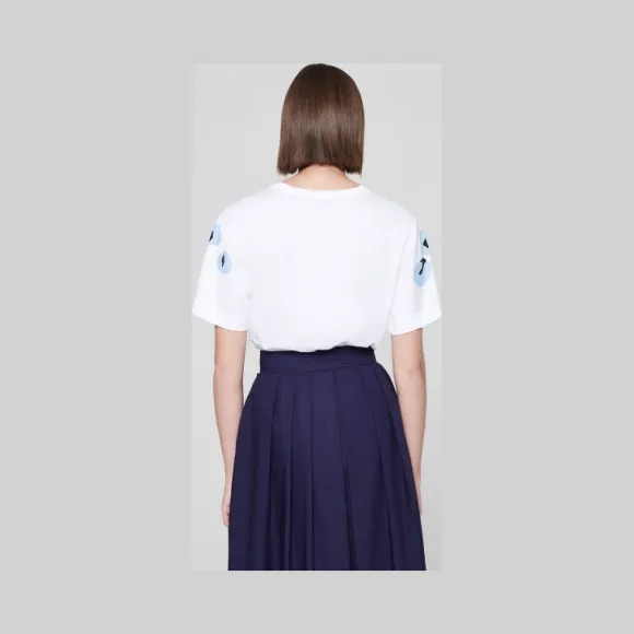 艾斯卡达/Escada 刺绣猫印花T恤 5029615_A100