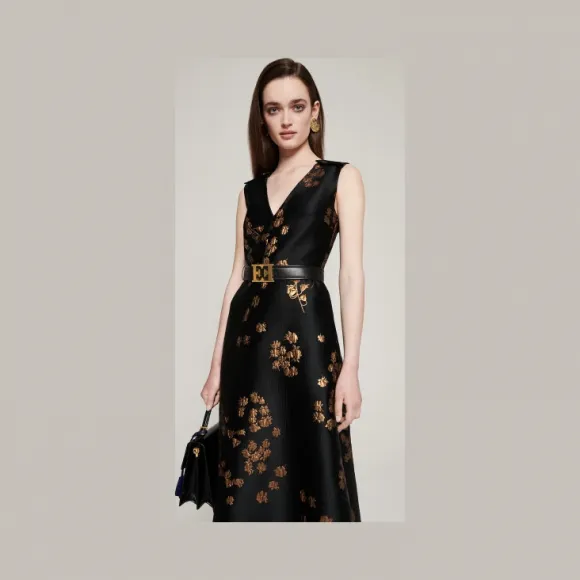 艾斯卡达/Escada 皮革会标腰带 5029667_A001