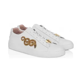 艾斯卡达/Escada 缀饰皮革运动鞋 5029697_A100