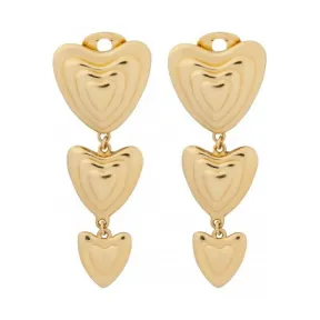 艾斯卡达/Escada 金色心形吊式耳环 5029729_0712