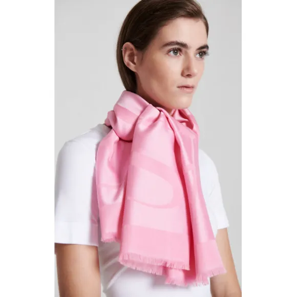 艾斯卡达/Escada 羊毛真丝徽标围巾 5029752_B671