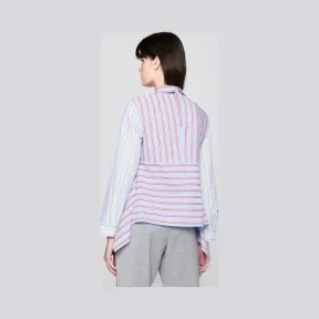 艾斯卡达/Escada 多条纹Volant女式衬衫 5029852_A851