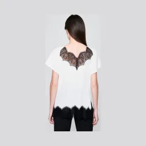 艾斯卡达/Escada 蕾丝边真丝上衣 5029909_A101