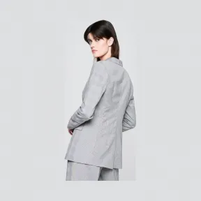 艾斯卡达/Escada 羊毛格纹西装外套 5029945_A001