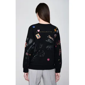 艾斯卡达/Escada 徽章贴花运动衫 5029998_A001