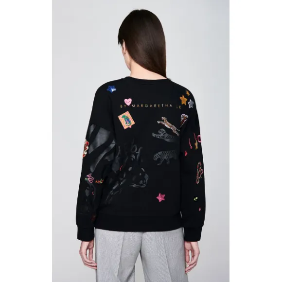 艾斯卡达/Escada 徽章贴花运动衫 5029998_A001