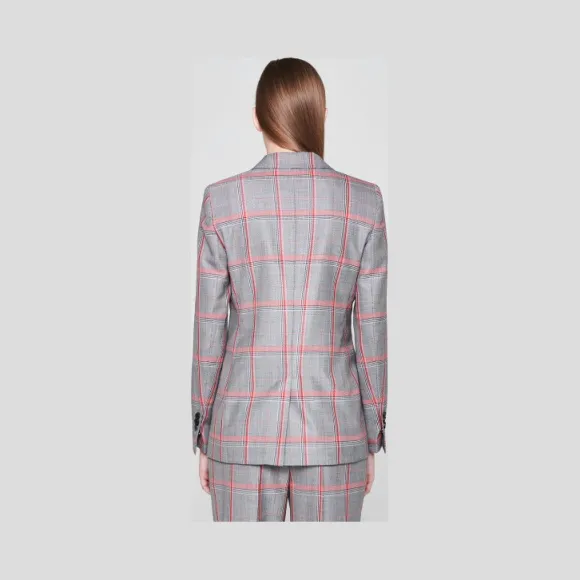 艾斯卡达/Escada 羊毛格纹西装外套 5030021_A401