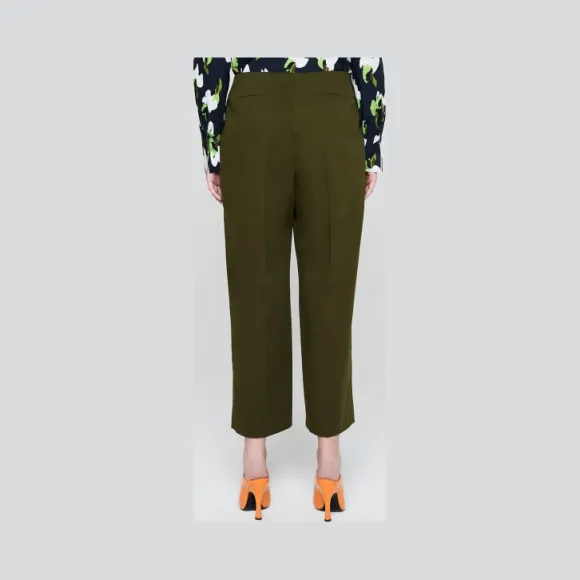 艾斯卡达/Escada 棉质打褶阔腿裤 5030033_A383