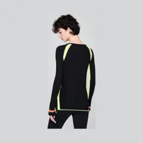 艾斯卡达/Escada 对比条纹罗纹针织毛衣 5030090_A001