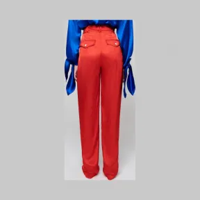 艾斯卡达/Escada 跑道集合-缎面直筒裤 5030363_A650