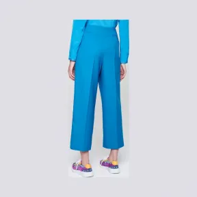 艾斯卡达/Escada 羊毛混纺百褶阔腿裤 5030914_B435