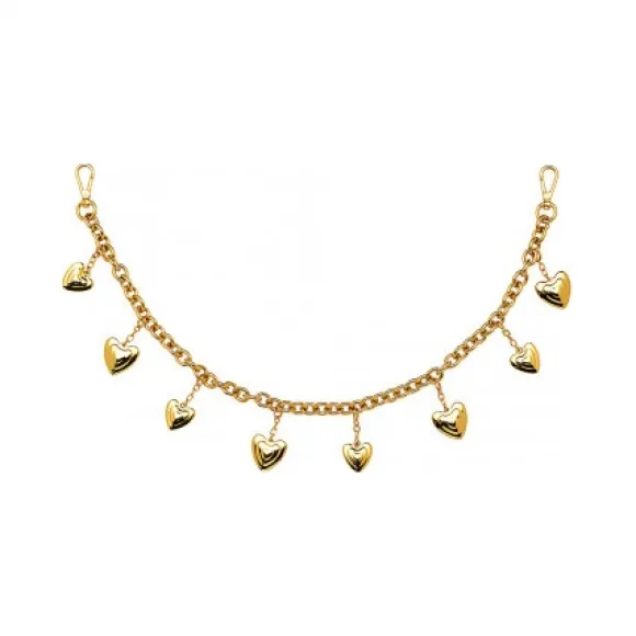 艾斯卡达/Escada 跑道系列-金色调心形链 5031157_0710