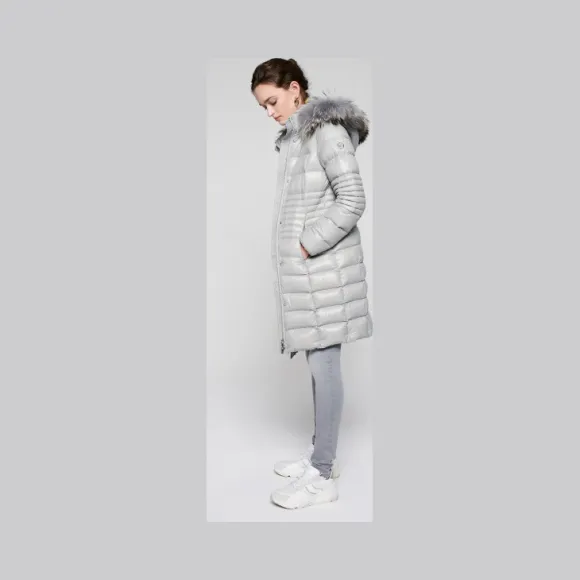 艾斯卡达/Escada 毛边装饰羽绒大衣 5031472_A054