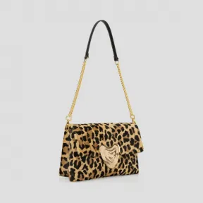 艾斯卡达/Escada 中号豹纹心形包 5031575_P930