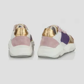 艾斯卡达/Escada 皮革和网眼运动鞋 5031849_A692