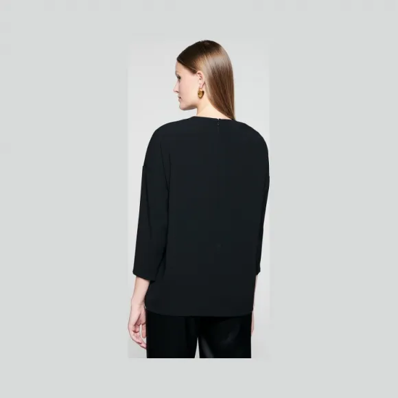 艾斯卡达/Escada 绉纱和蕾丝上衣 5031851_A001