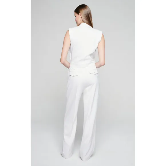 艾斯卡达/Escada 羊毛斜纹布腰带连身裤 5032058_A101